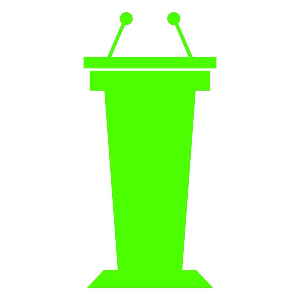 Tribune on white background vector
