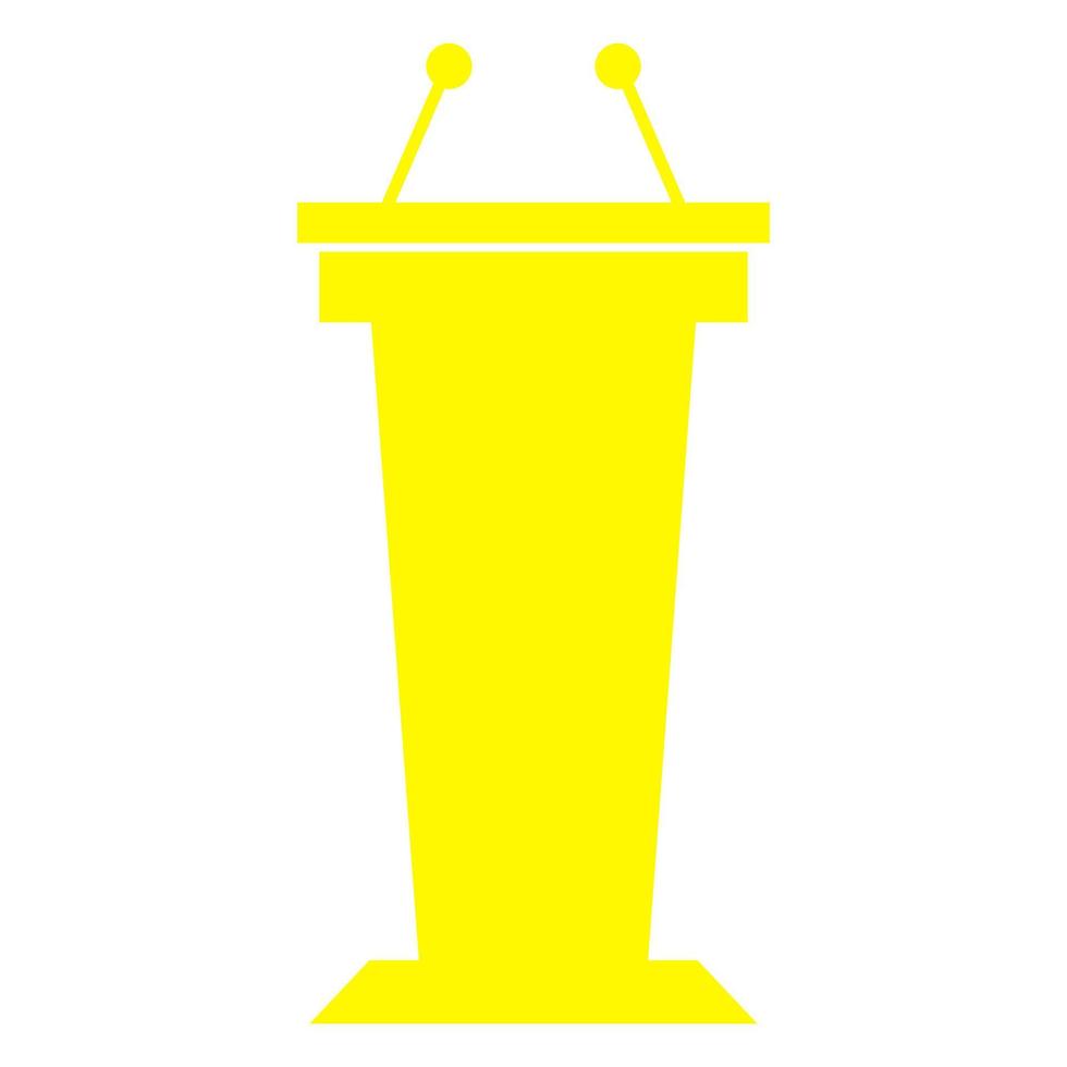 Tribune on white background vector