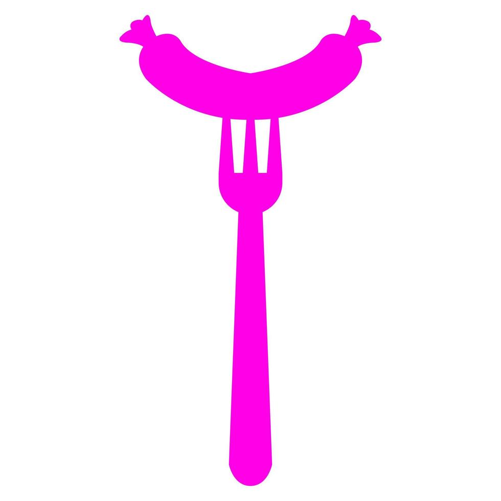 Frankfurters on a white background vector