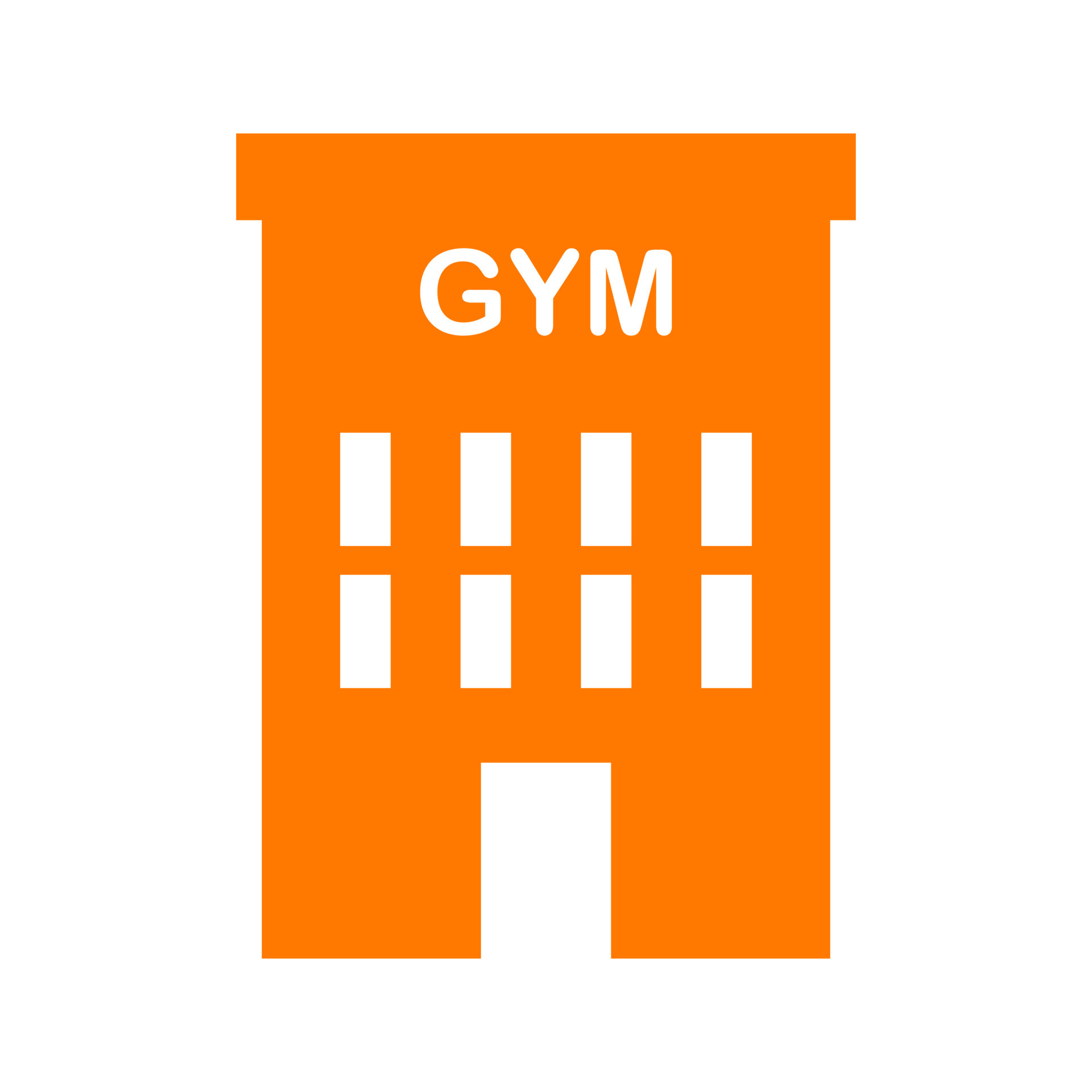 Gym on white background 4840743 Vector Art at Vecteezy