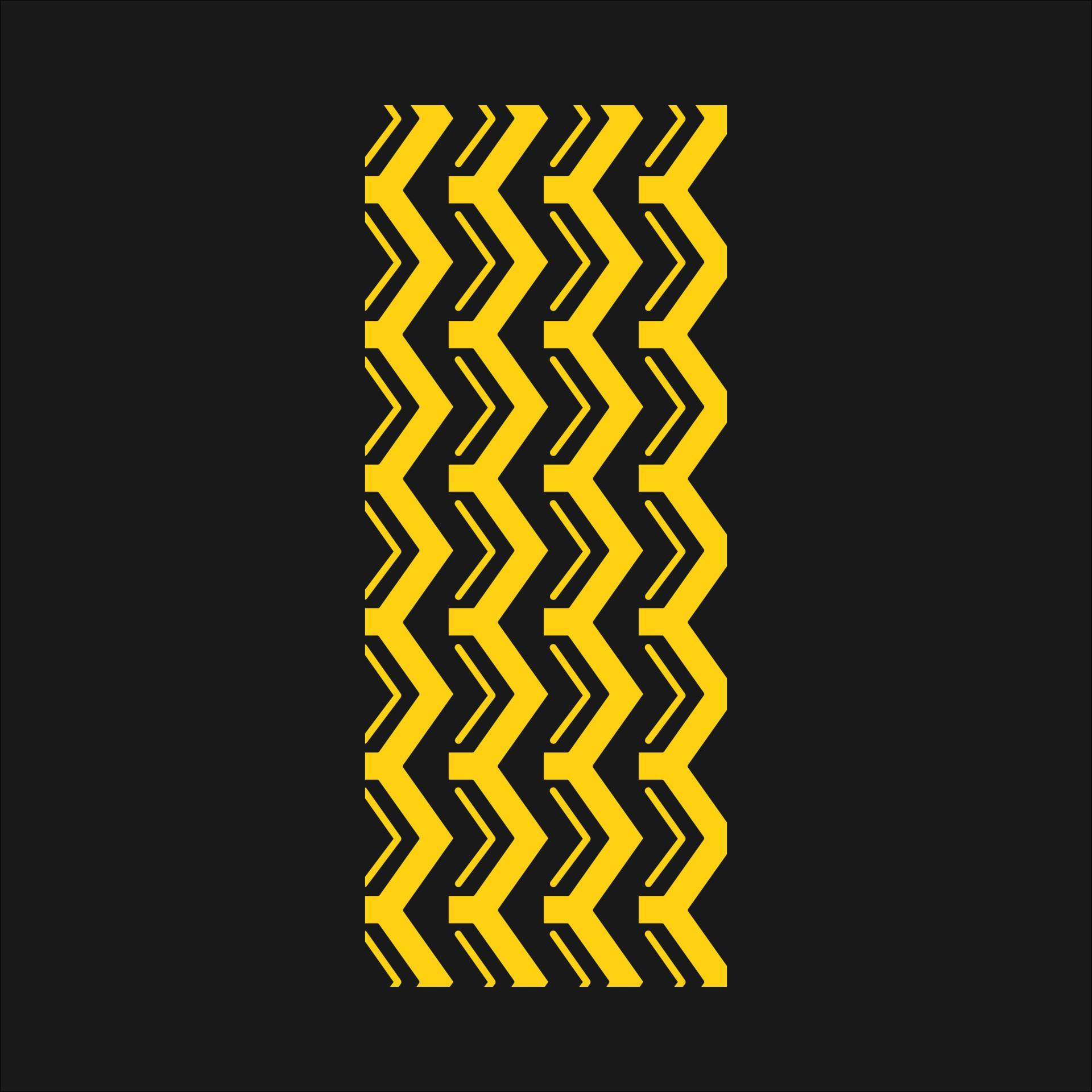 Track marks yellow RGB color icon. Detailed automobile, motorcycle