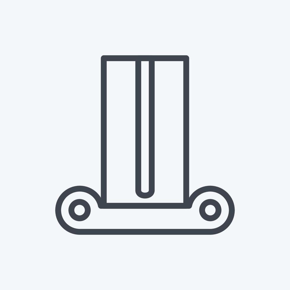 Icon Column - Line Style- Simple illustration, Good for Prints , Announcements, Etc vector