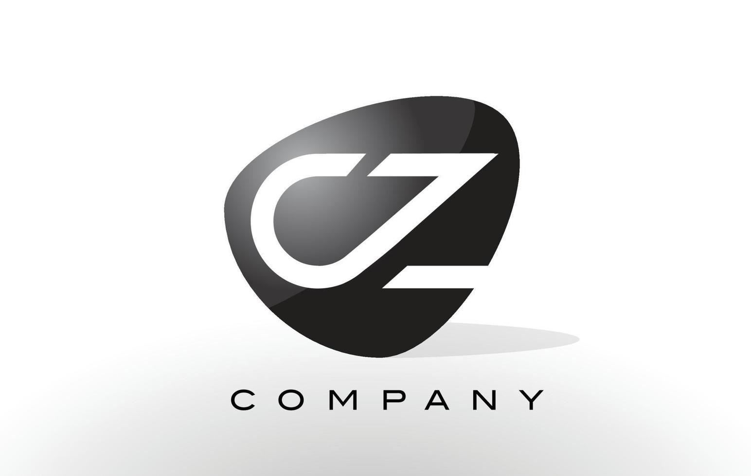 CZ Logo.  Letter Design Vector. vector