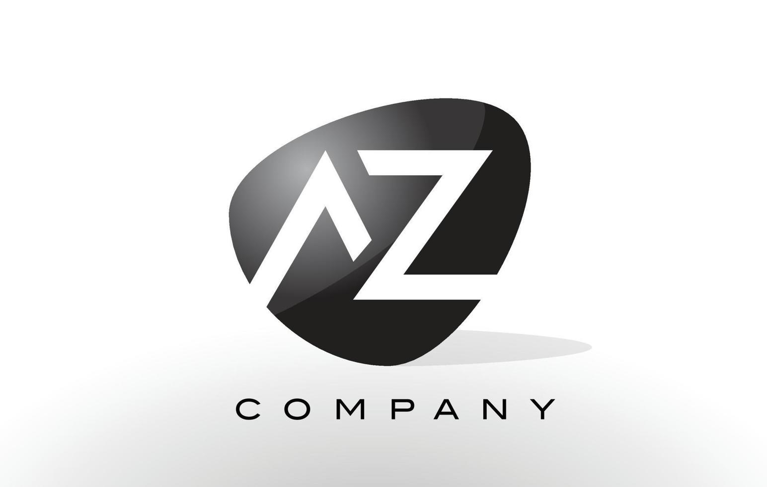 AZ Logo.  Letter Design Vector. vector