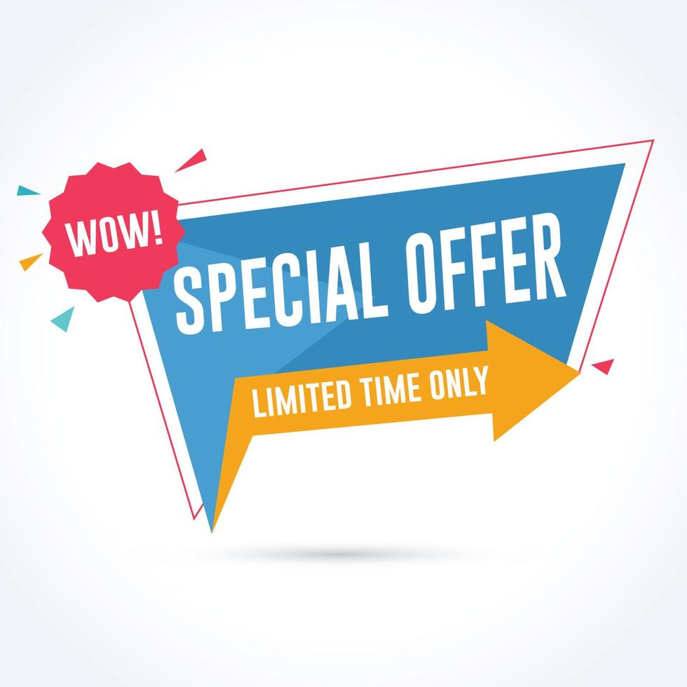 Special Offer Promotion Banner vector