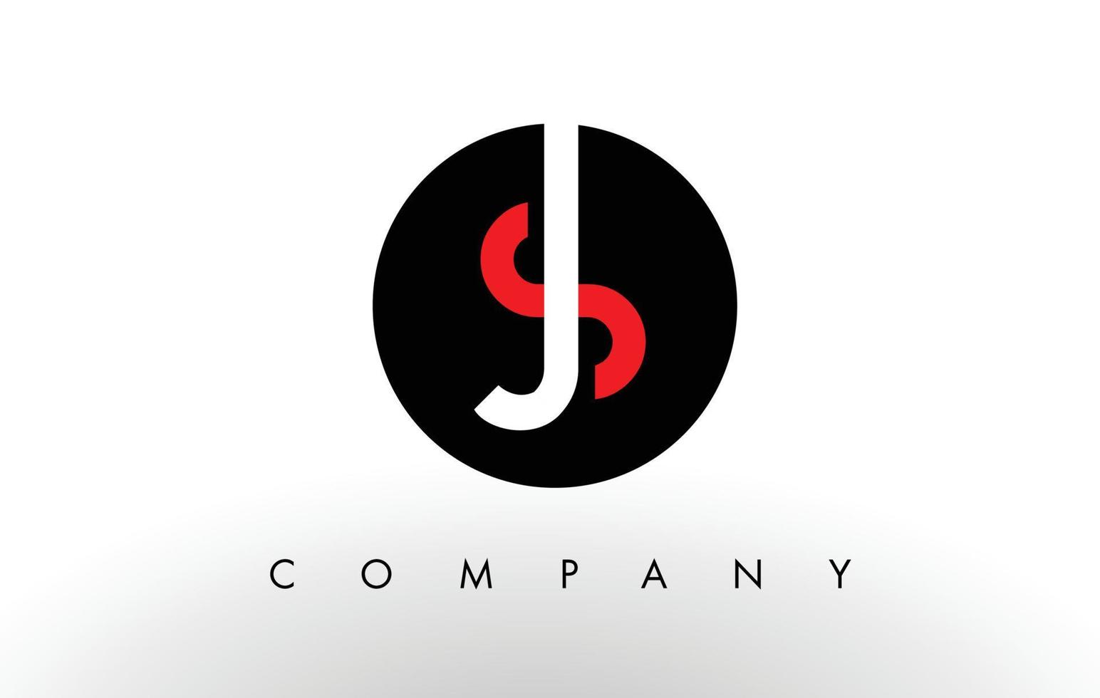 SJ Logo.  Letter Design Vector. vector