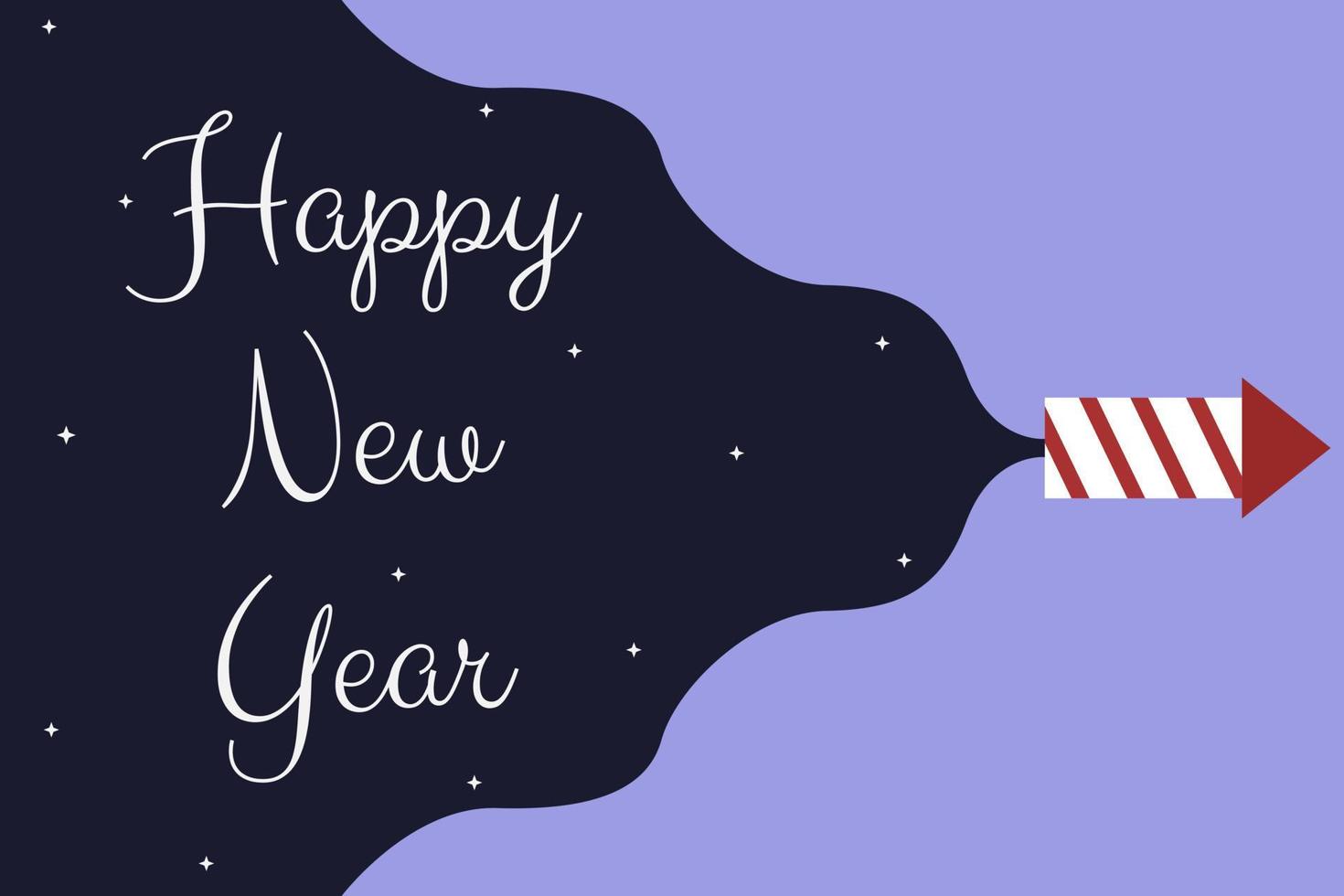Illustration vector design of happy new year background