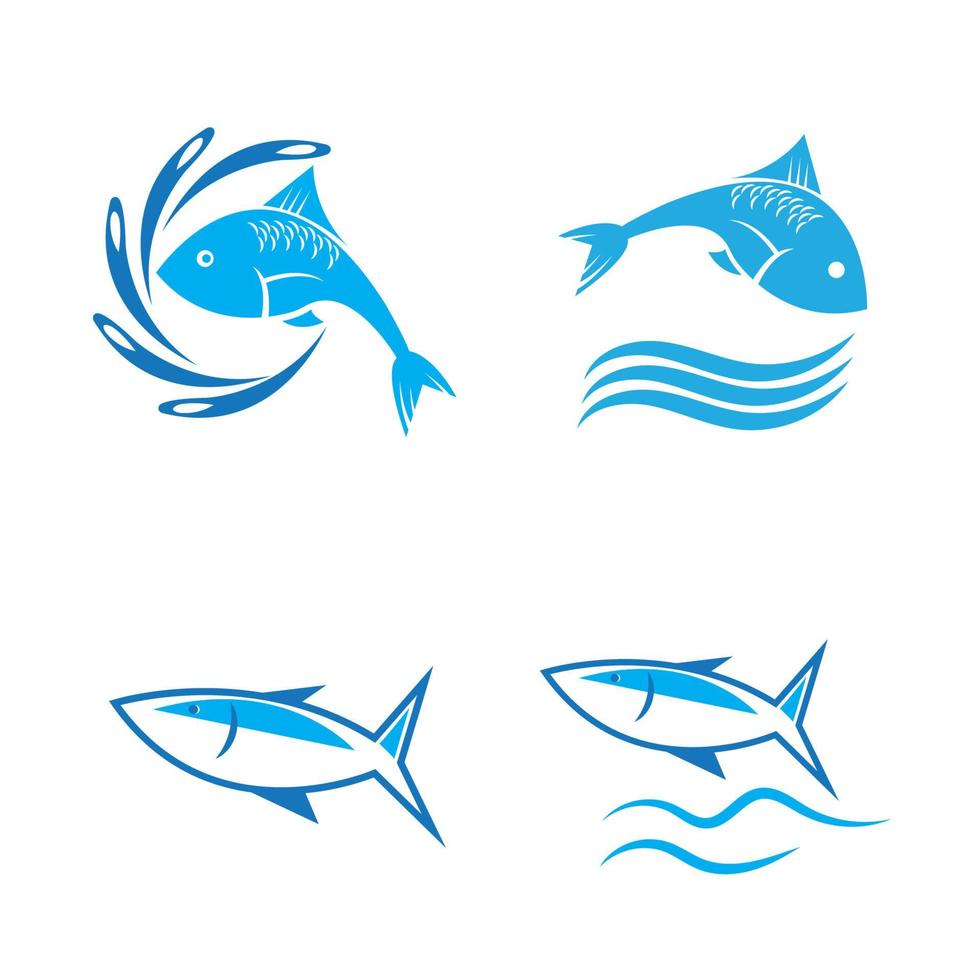 plantilla de logotipo de pescado. símbolo de vector creativo