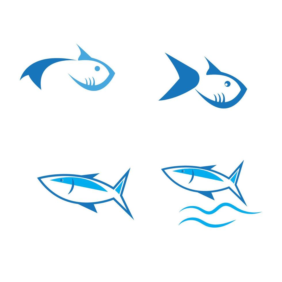 plantilla de logotipo de pescado. símbolo de vector creativo