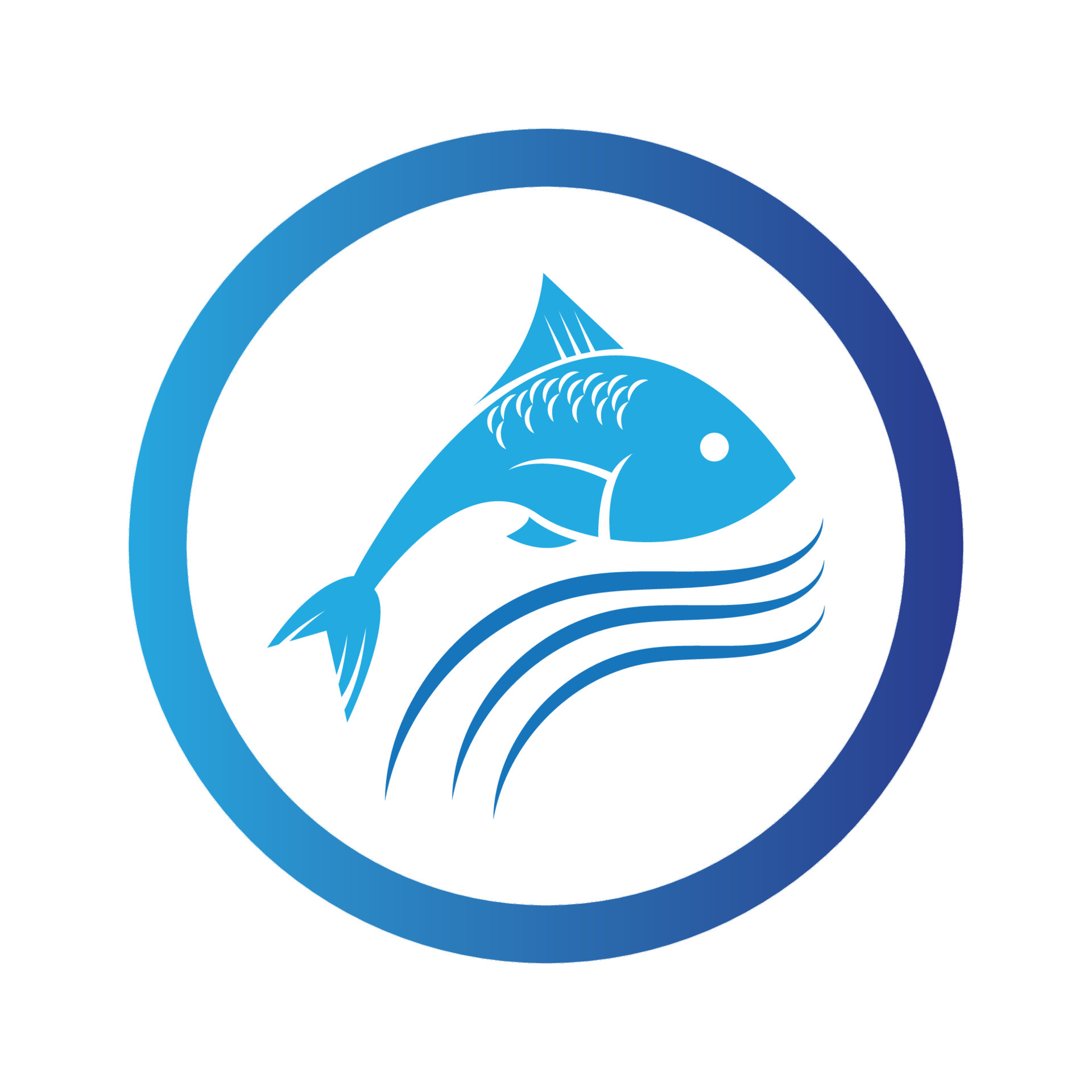 Fish logo template. Creative vector symbol 4845544 Vector Art at Vecteezy
