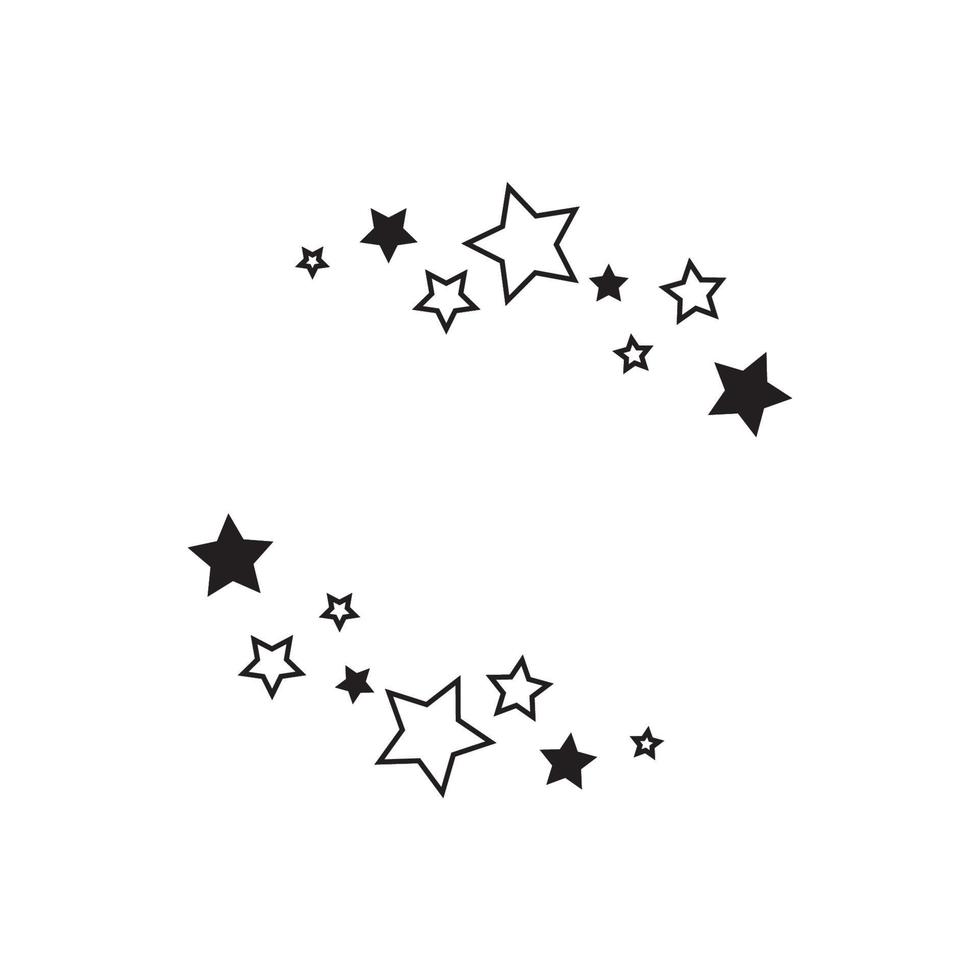Star icon Template vector illustration design