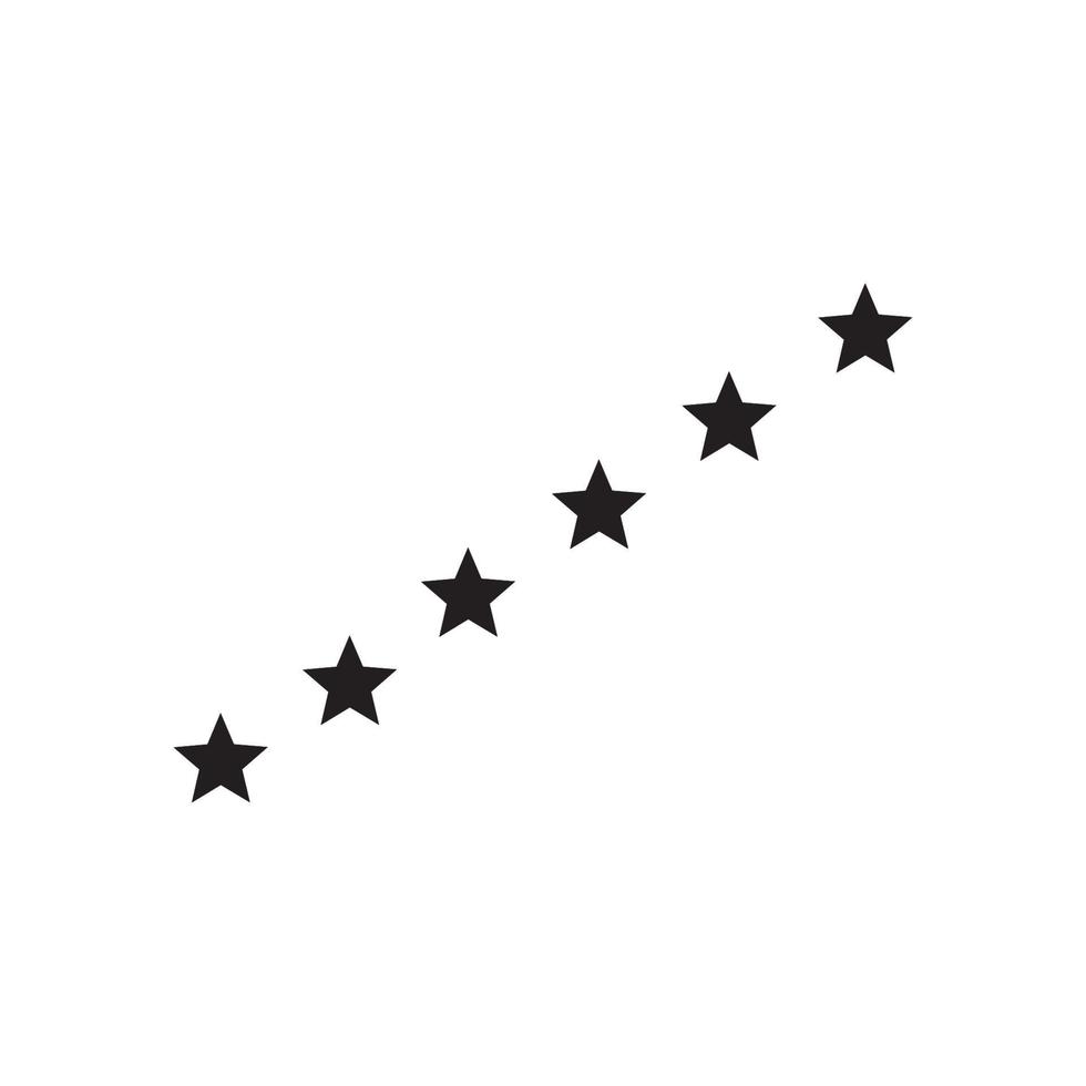 Star icon Template vector illustration design