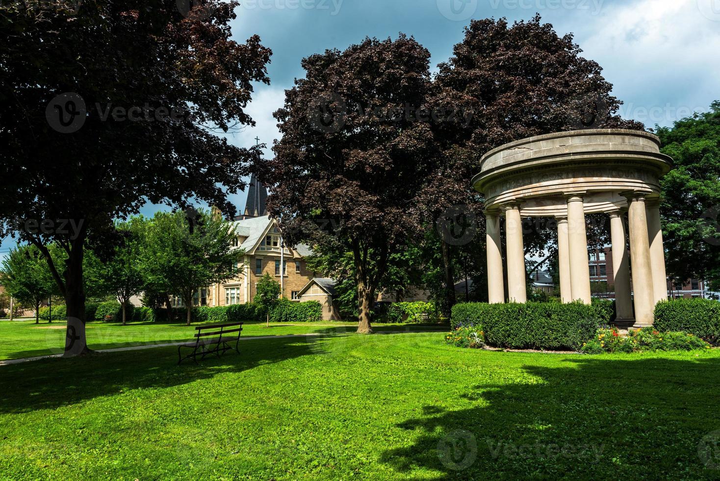 Cortland, NY Courthouse Park foto