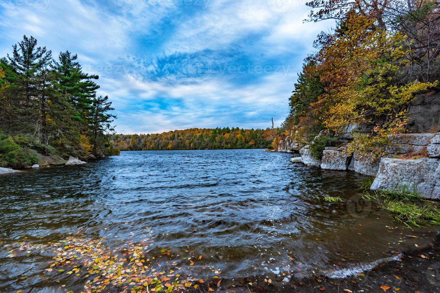 Autumn on Lake Minnewaska photo