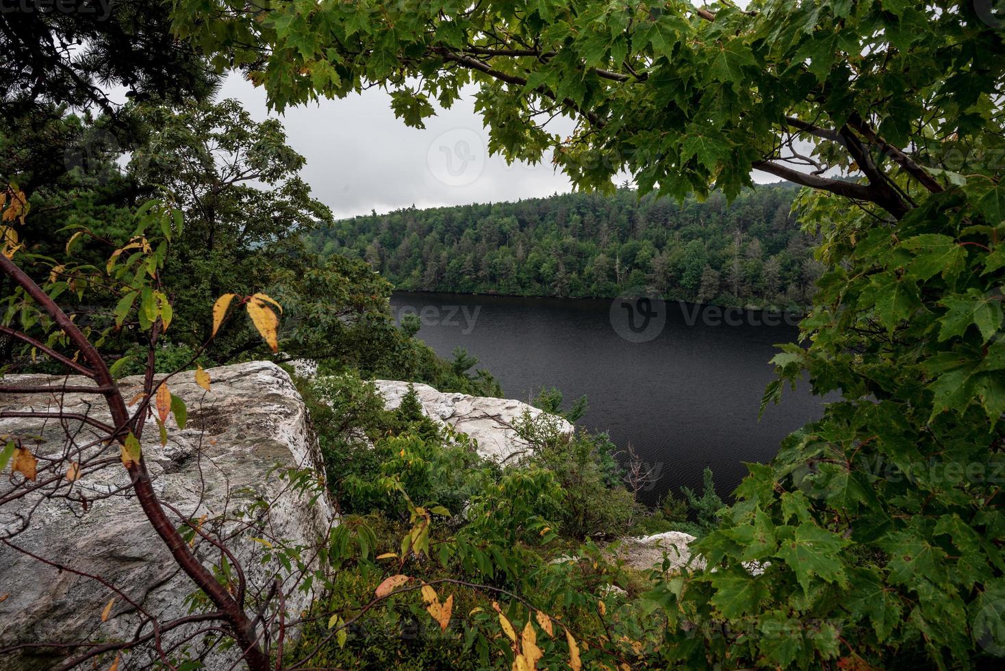 Fog Over the Lake Minnewaska photo