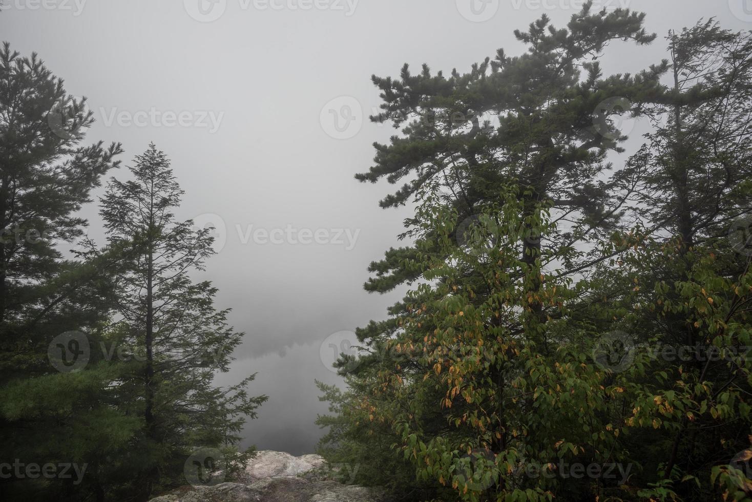 Fog Over the Lake Minnewaska photo