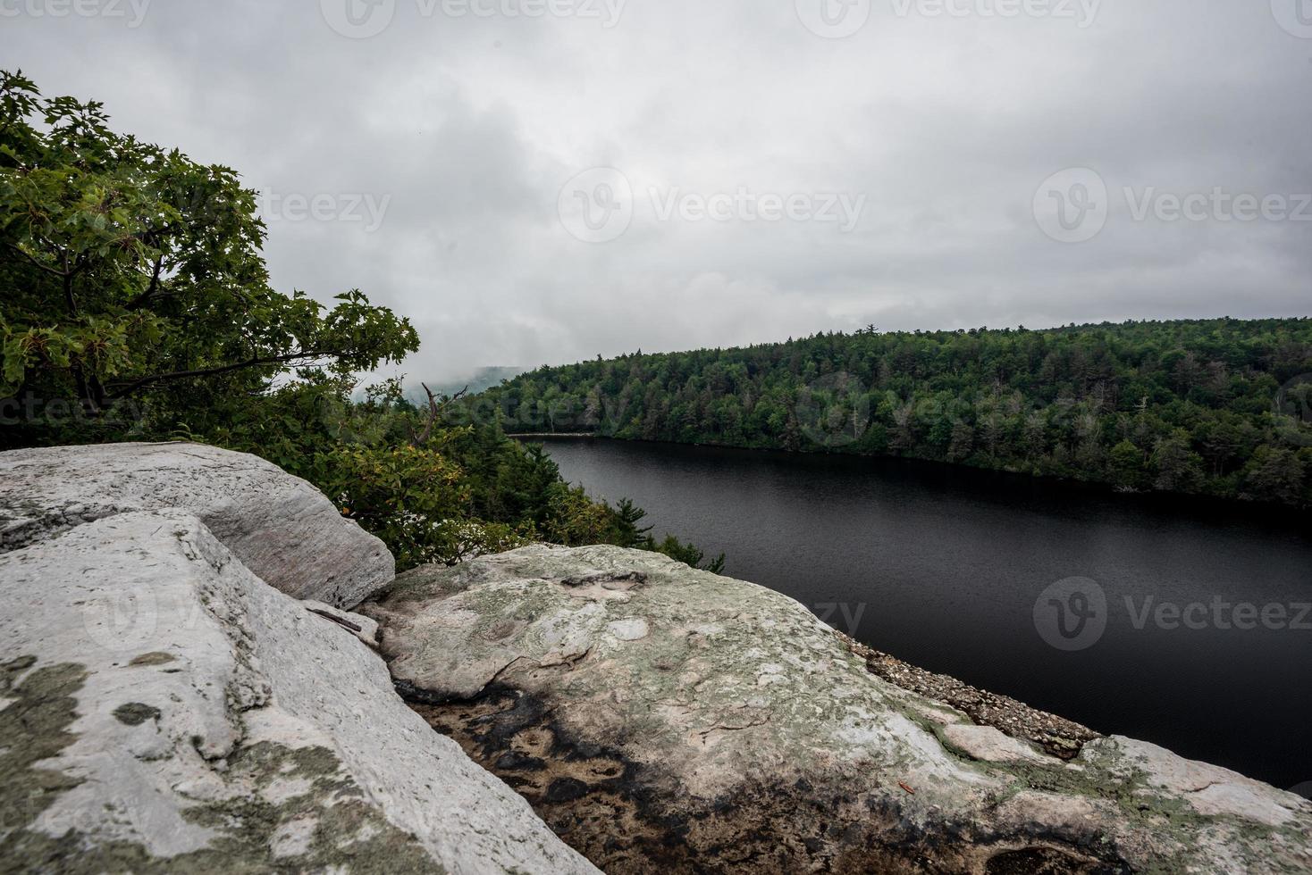 Fog Over the Lake Minnewaska photo