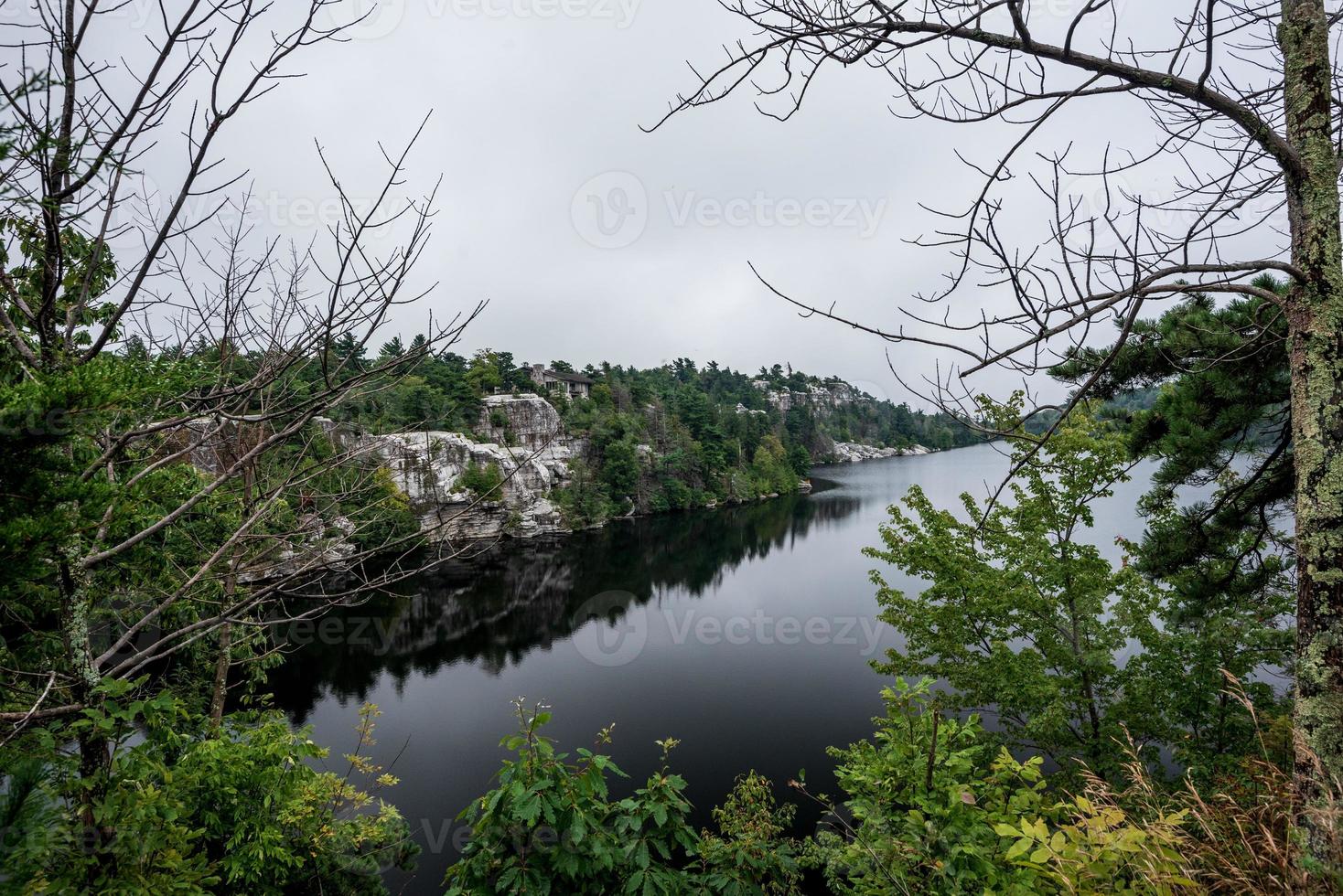 Fog Over the Lake Minnewaska photo