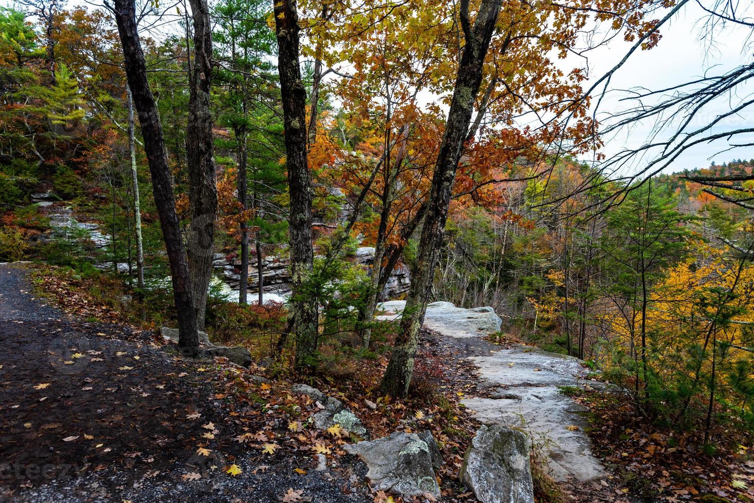 Autumn on Lake Minnewaska photo