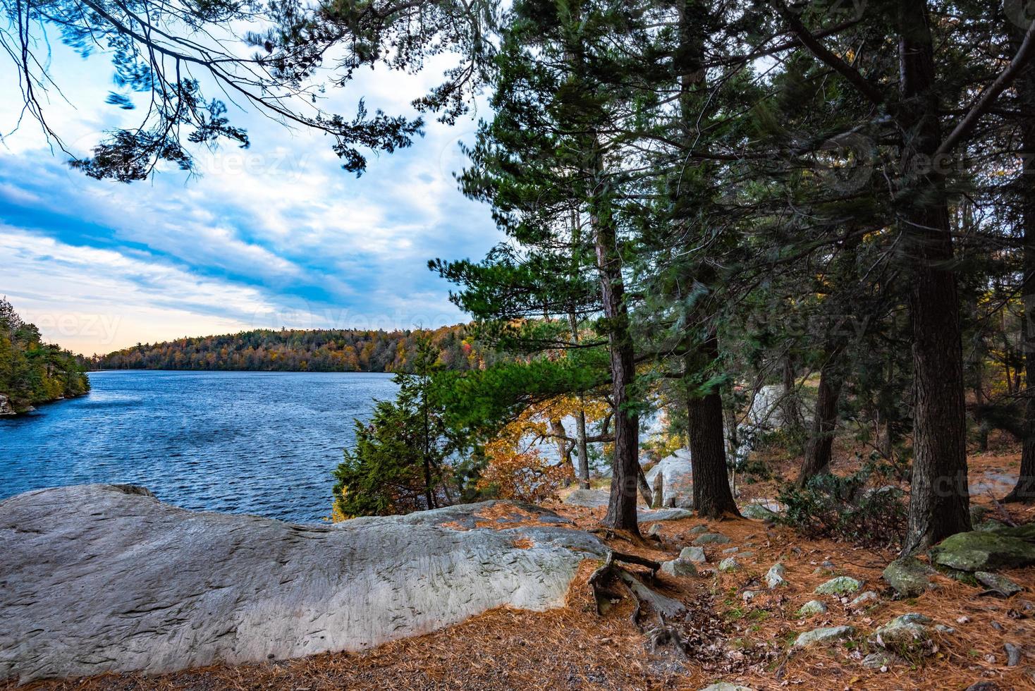 Autumn on Lake Minnewaska photo