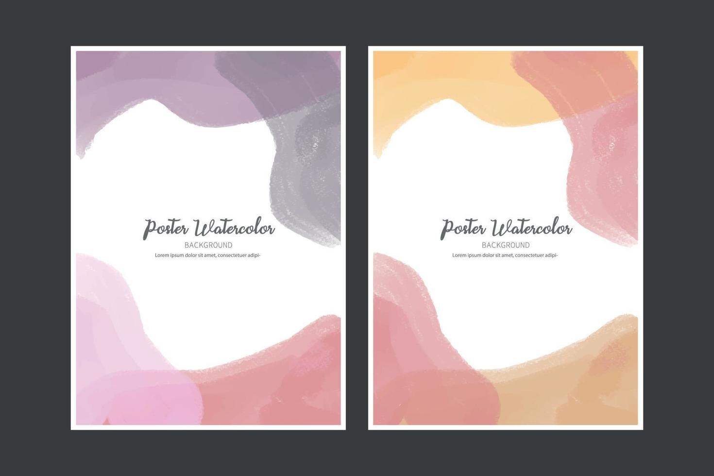 poster watercolor background, for poster, banner, and etc vector