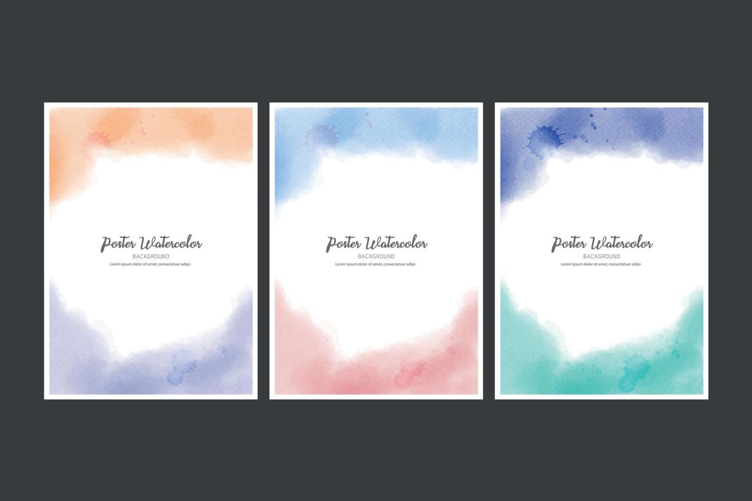 Watercolor splash background, for poster, banner, and etc vector