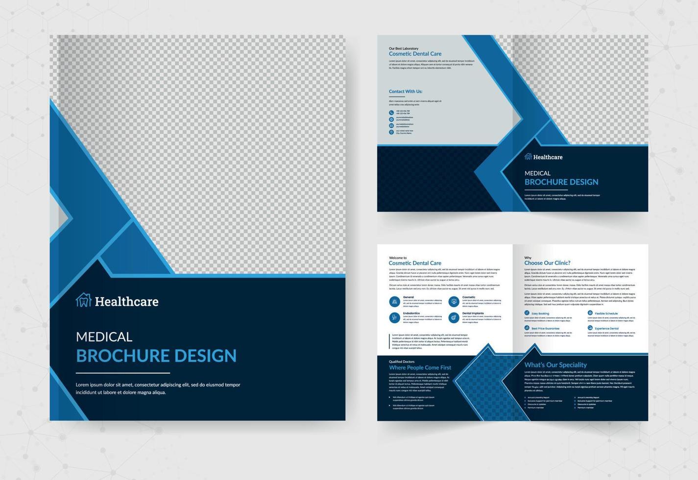 Medical Brochure Template vector