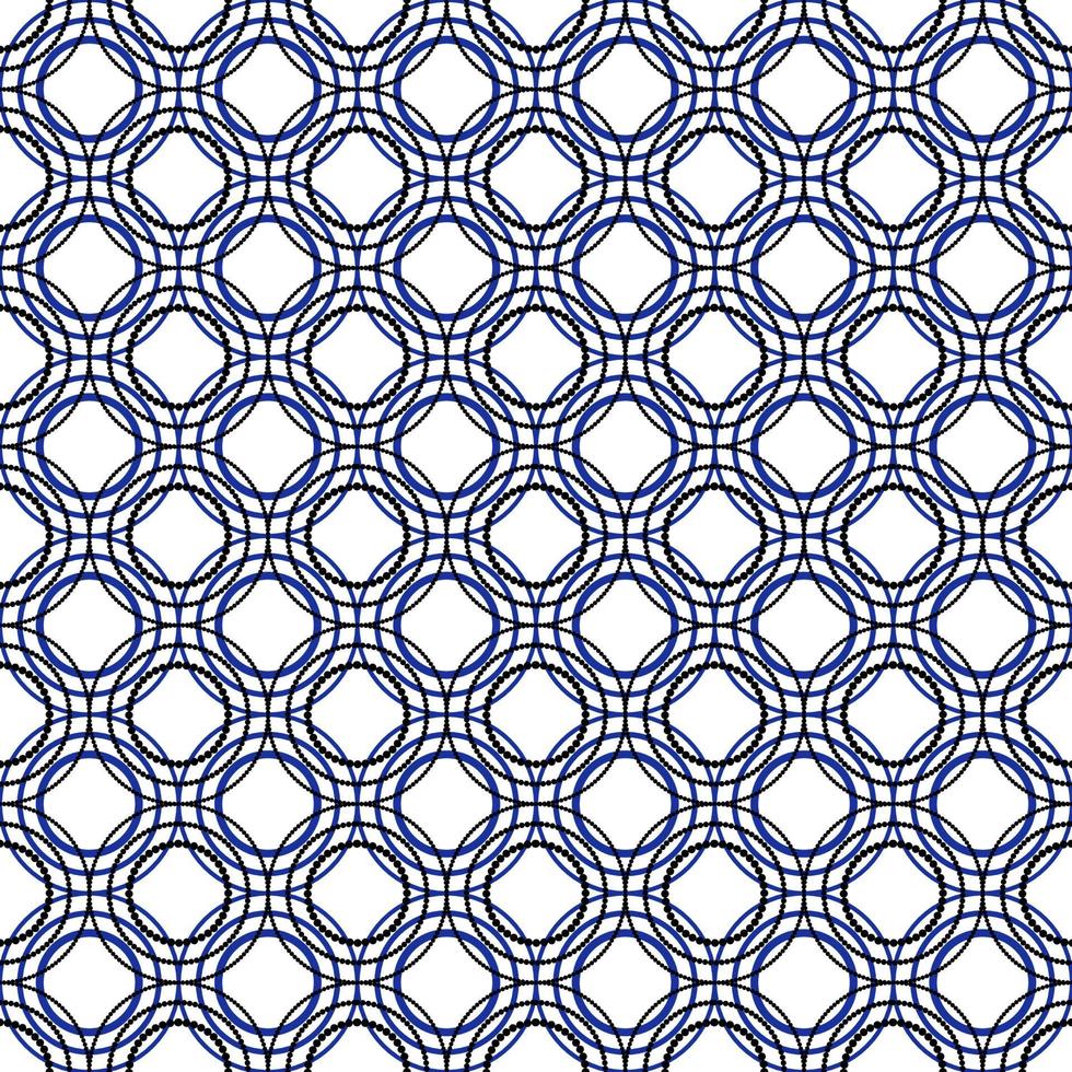 Japanese style circles seamless pattern background vector