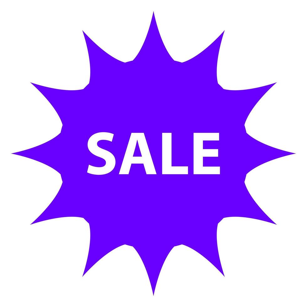 Sale on white background vector