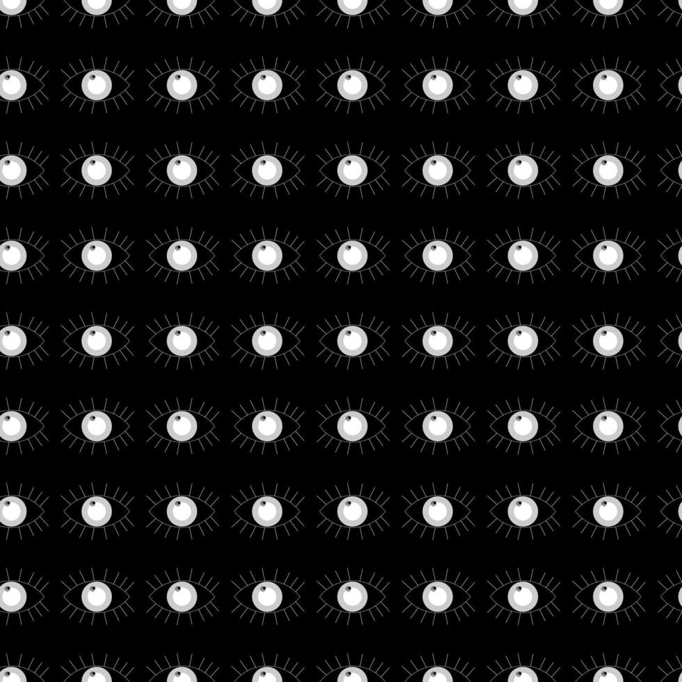 vector seamless pattern open eyes with eyelashes