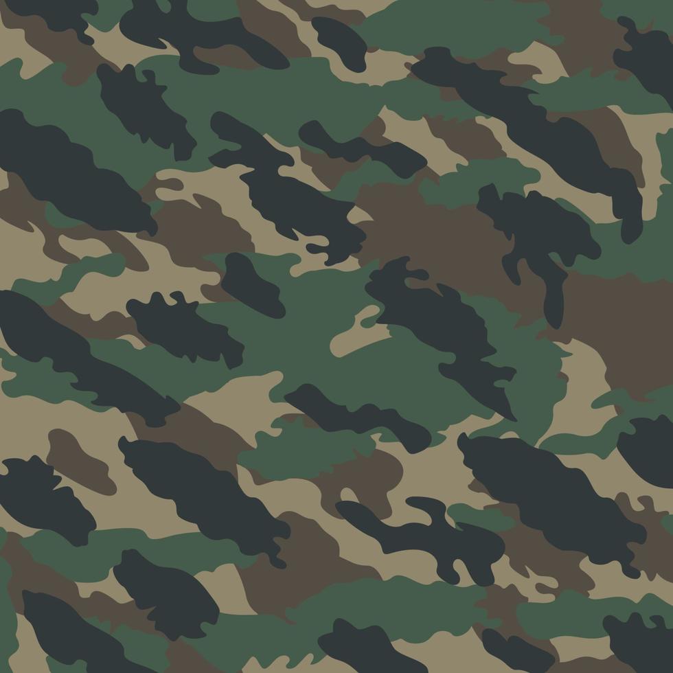 bosque hojas de la jungla terreno sigiloso camuflaje abstracto patrón de rayas fondo militar adecuado para telas impresas y embalajes vector