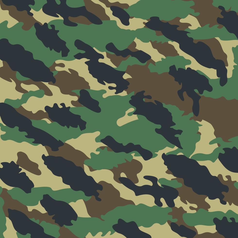 woodland jungle leaves stealth battlefield abstract camouflage stripe pattern military background suitable for print cloth and packaging vector