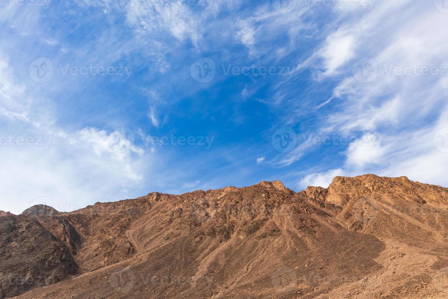 Mountains landscape in Sinai Egypt photo