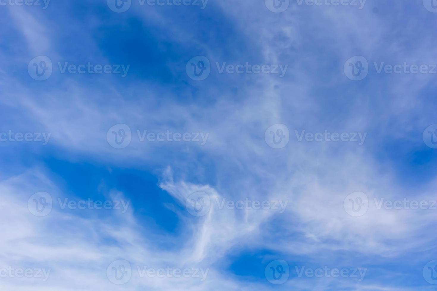 blue sky with clouds photo