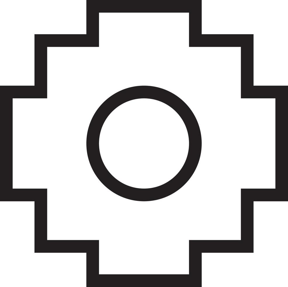 Chakana inka symbol vector