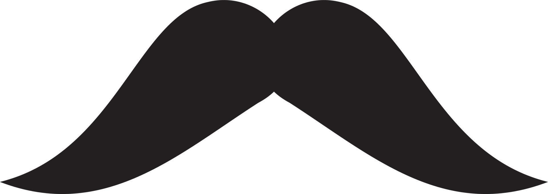 Moustache icon vector
