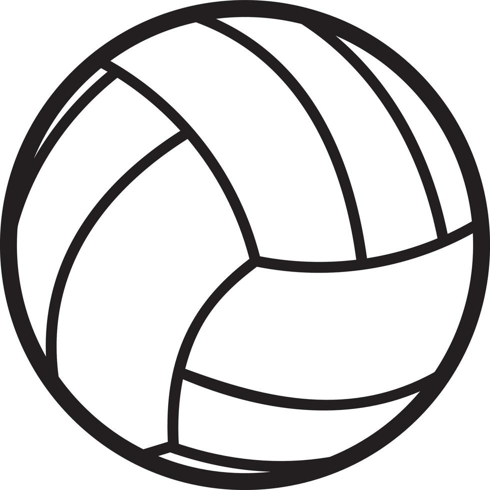 Volleyball ball vector 4849609 Vector Art at Vecteezy