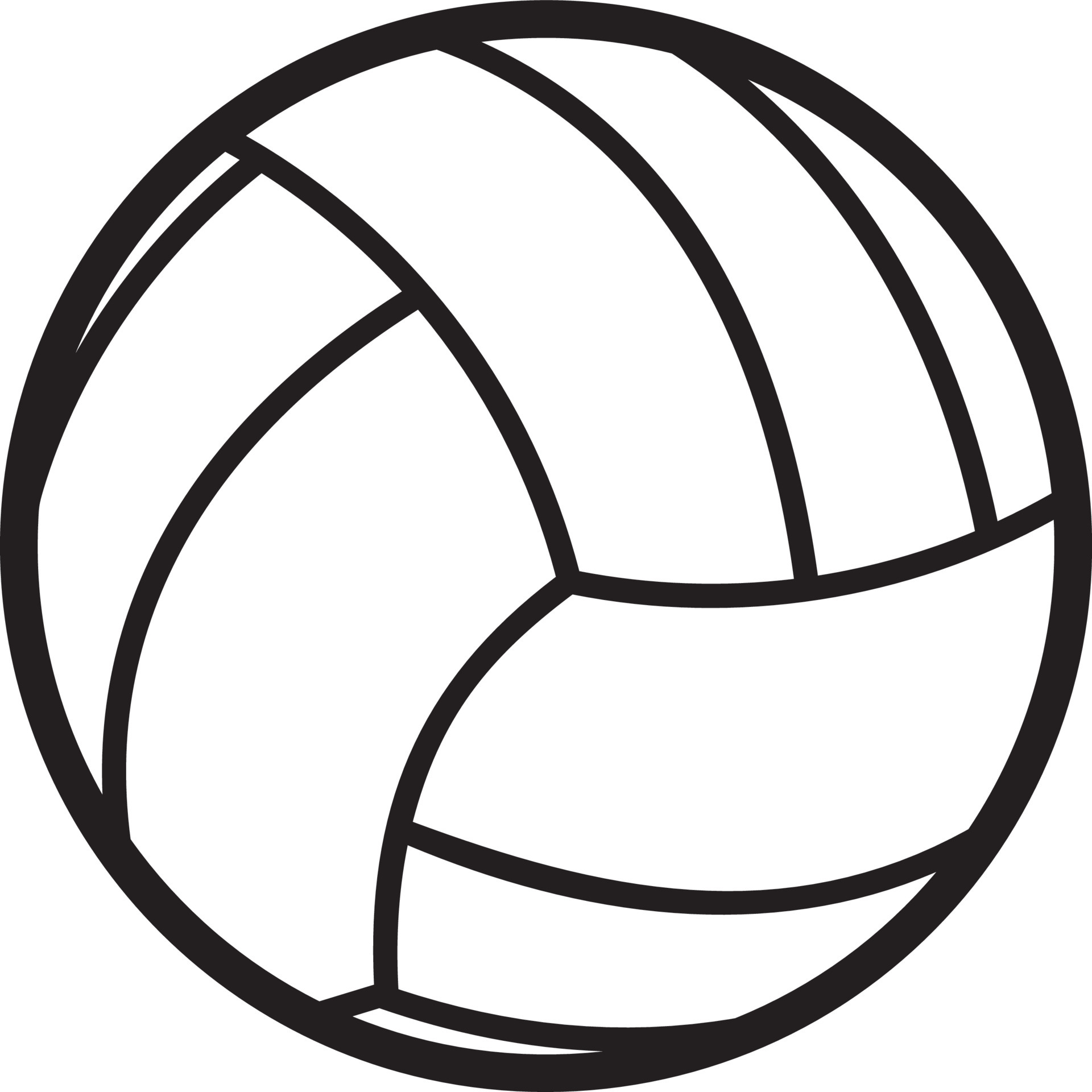 Ilustración De Vector De Diseño De Icono De Pelota De Voleibol  Ilustraciones svg, vectoriales, clip art vectorizado libre de derechos.  Image 105422389