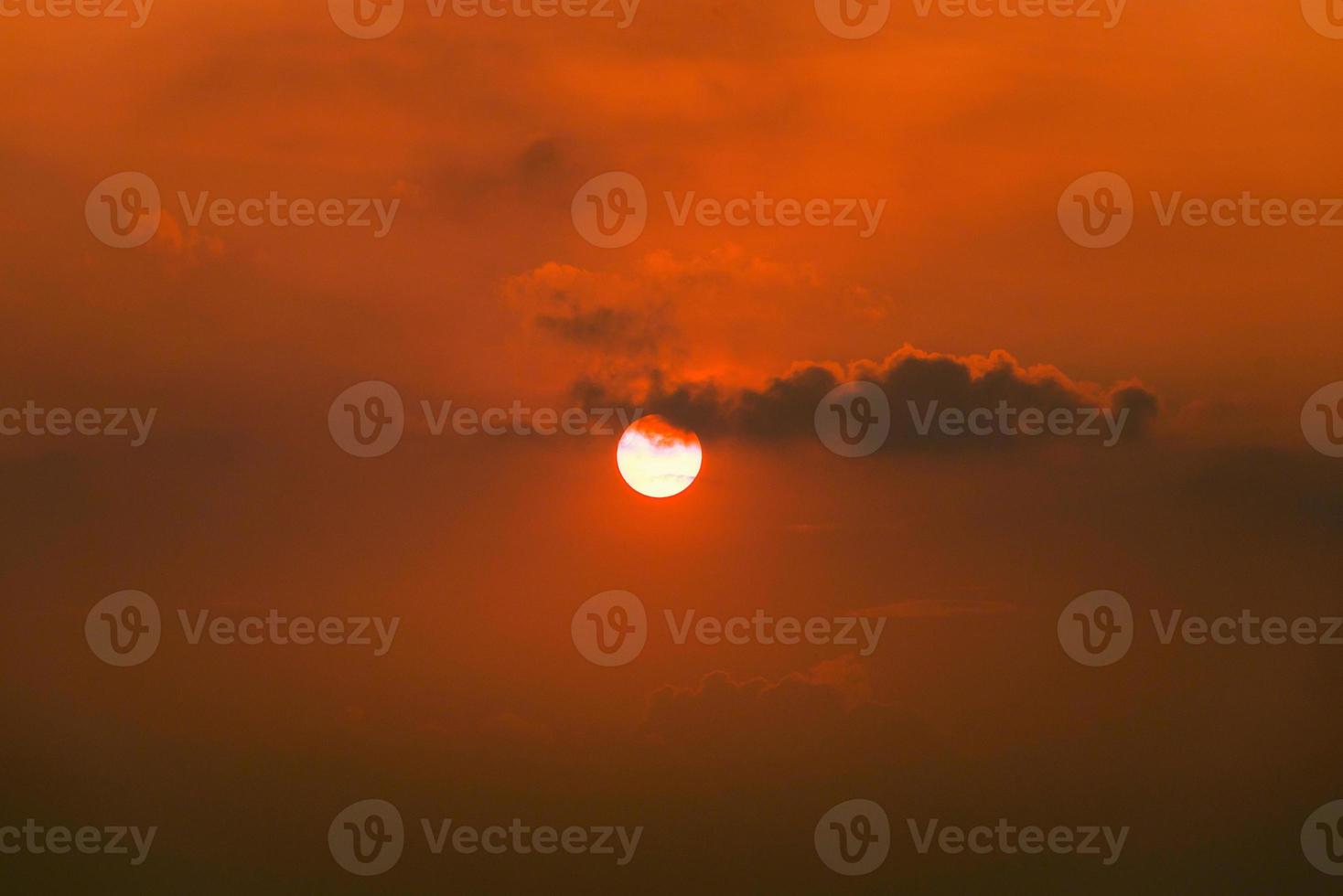 Nature Egg Yolk Sunset with colourful sky environment background photo