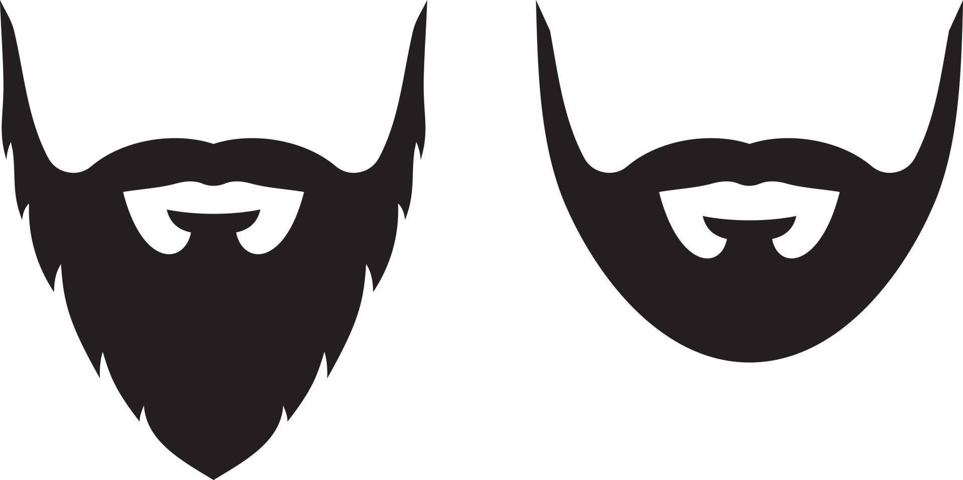 Beard icon vector