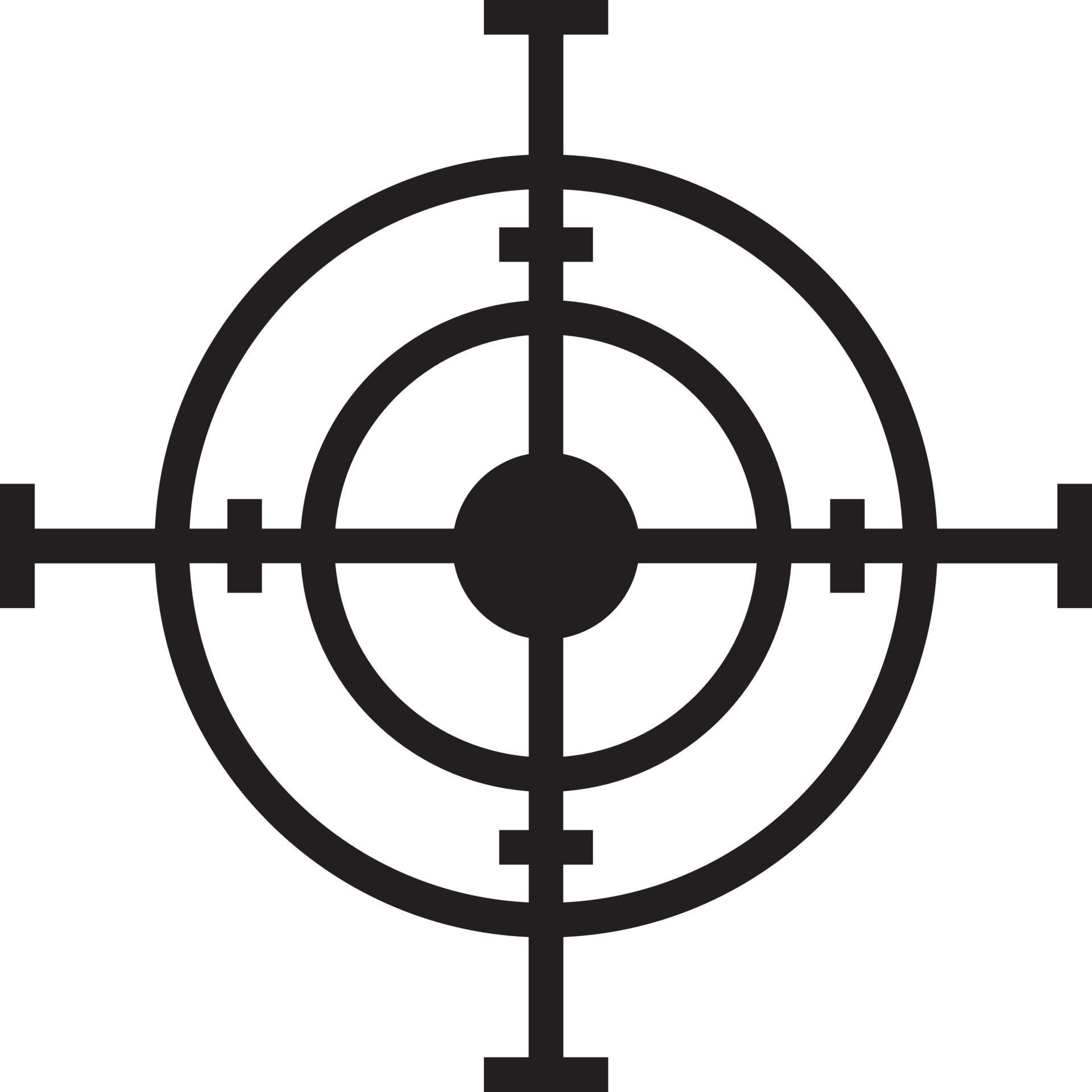 Sniper scope vector 4851274 Vector Art at Vecteezy