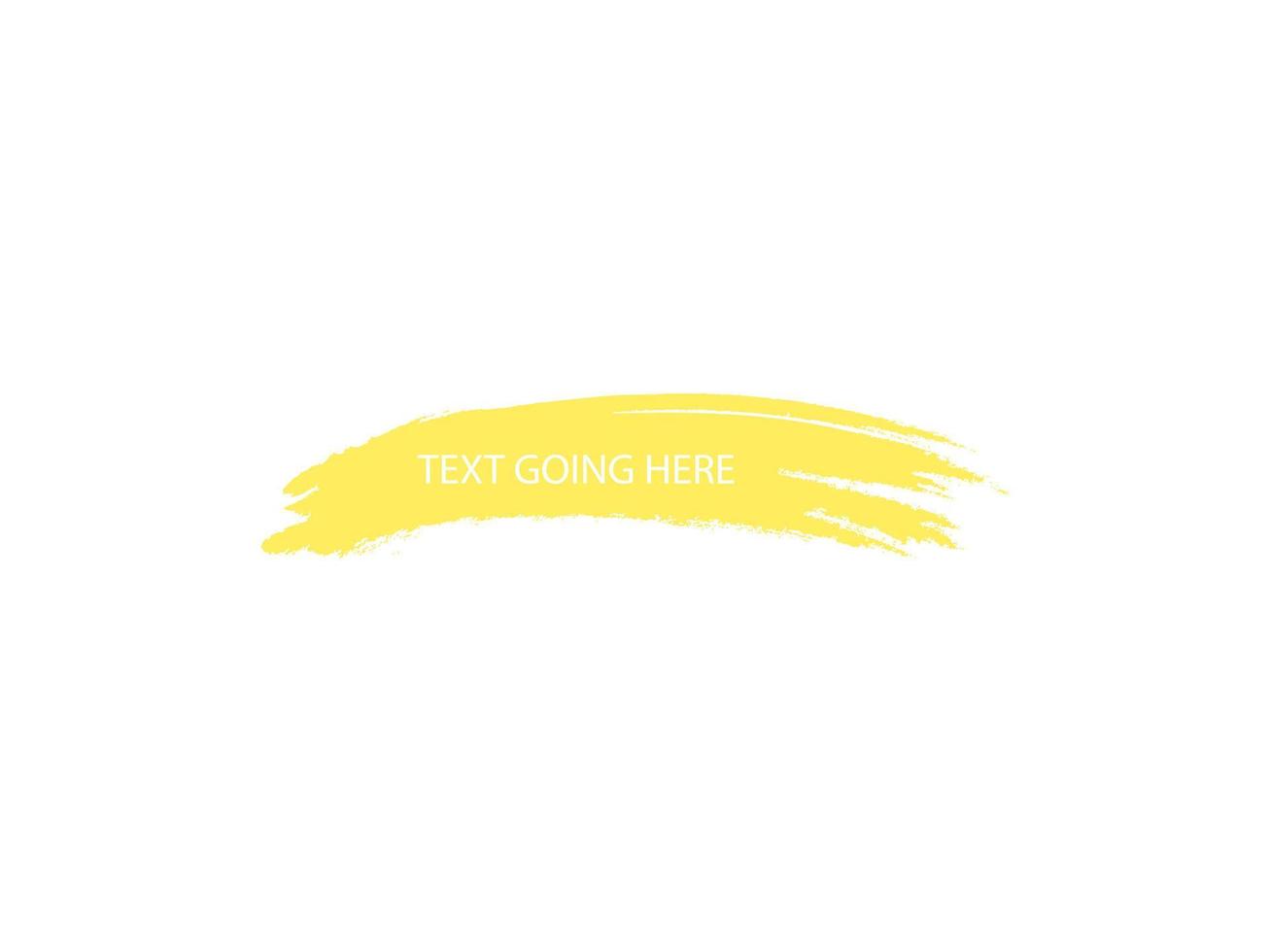 Set of brush or lower third brush pack. Vector illustration on isolated white background.
