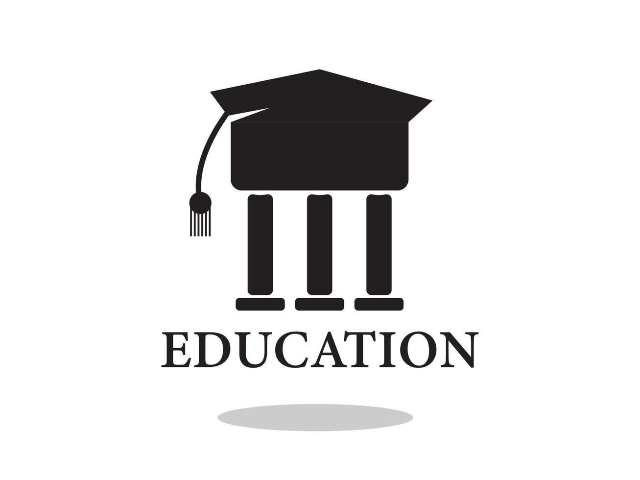 University logo or education logo concept vector illustration. University logo design template.