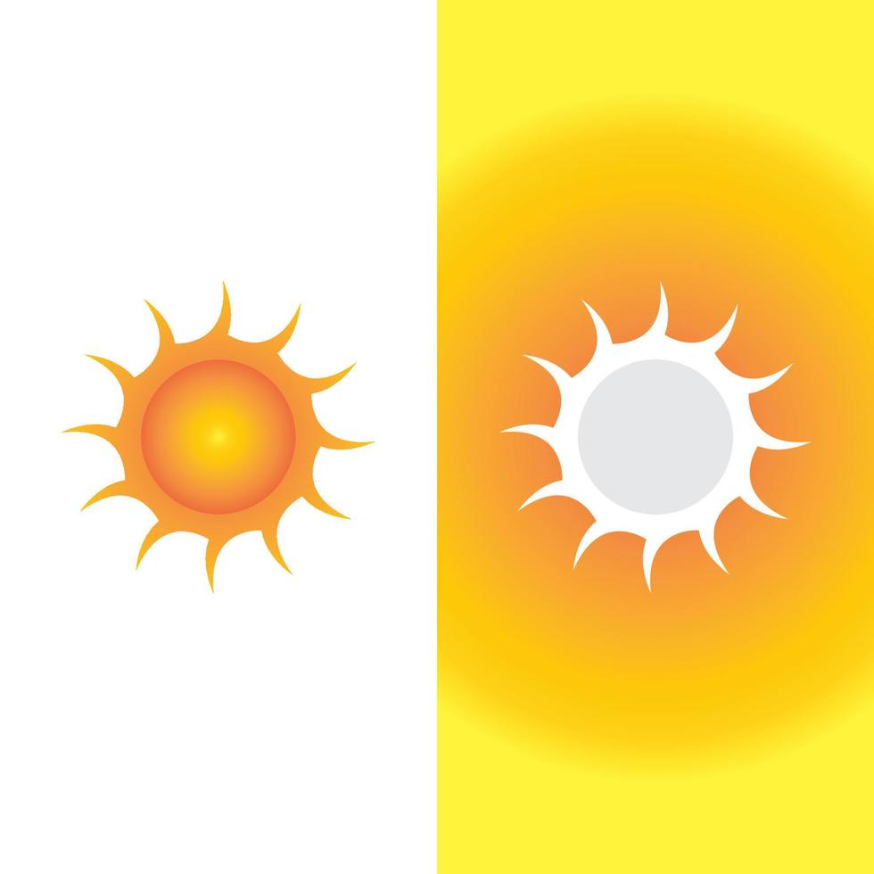 Sun Vector illustration Icon Logo