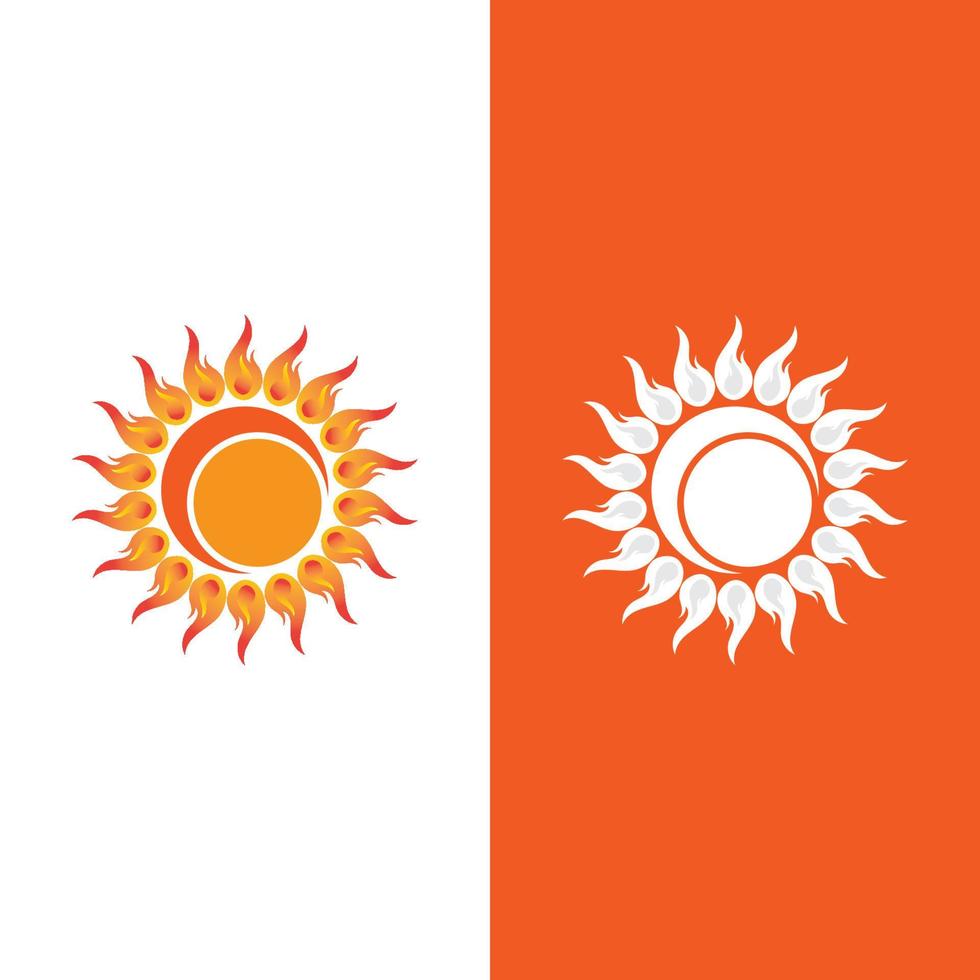 Sun Vector illustration Icon Logo