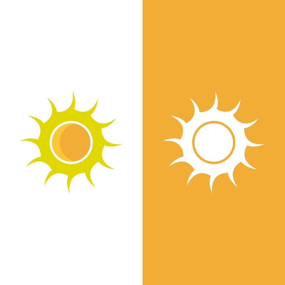 Sun Vector illustration Icon Logo