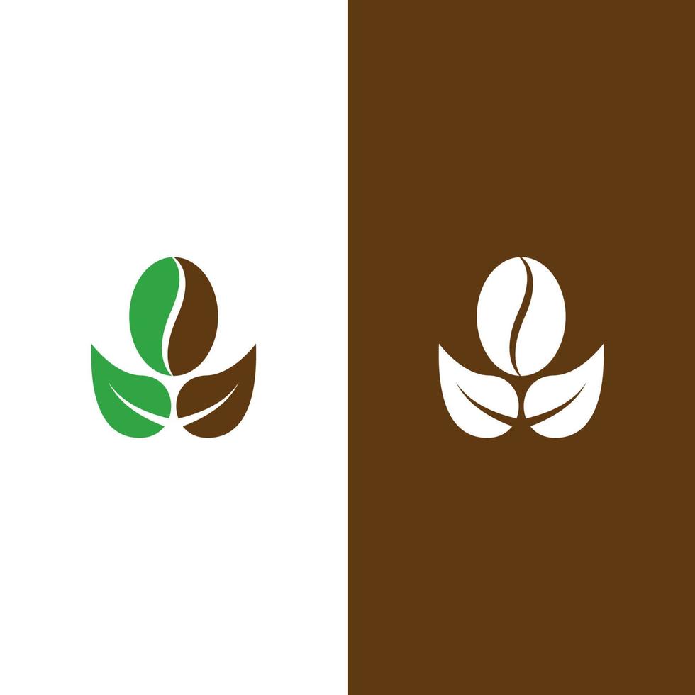 coffee bean icon vector illustration