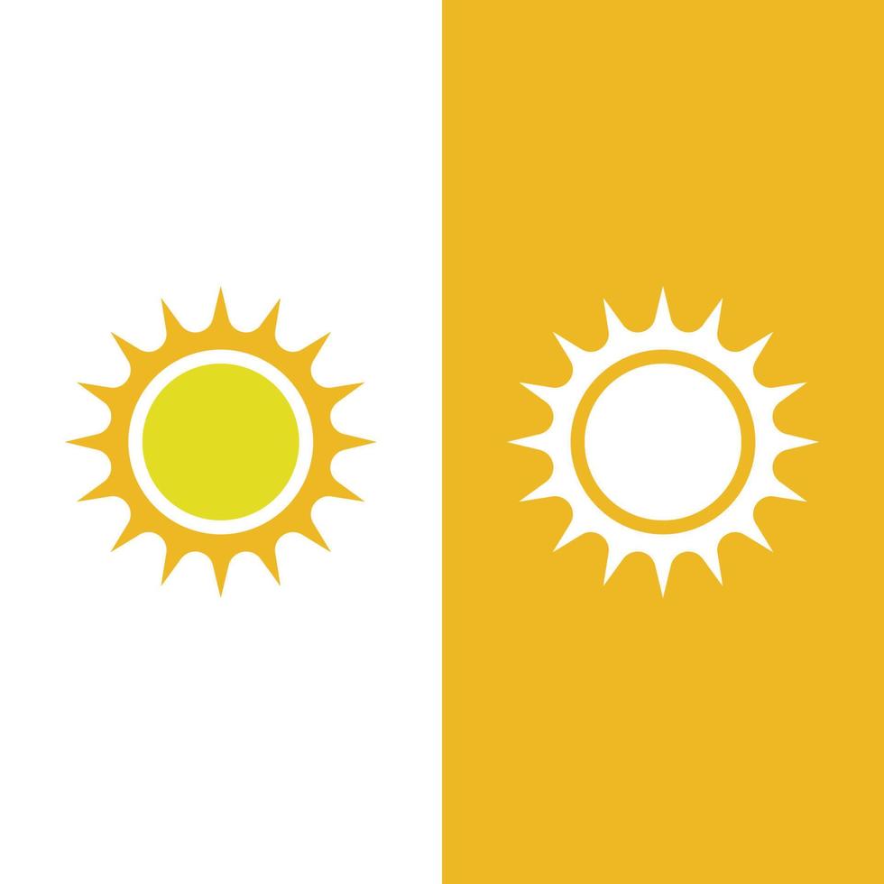 Sun Vector illustration Icon Logo