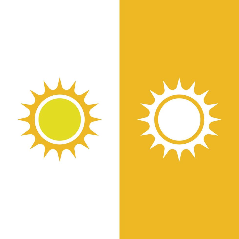 Sun Vector illustration Icon Logo