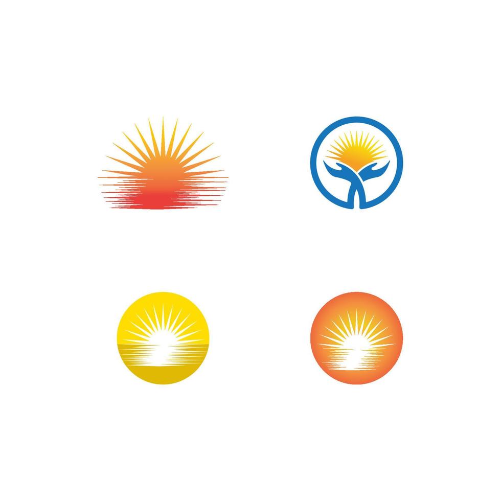 Sun Vector illustration Icon Logo